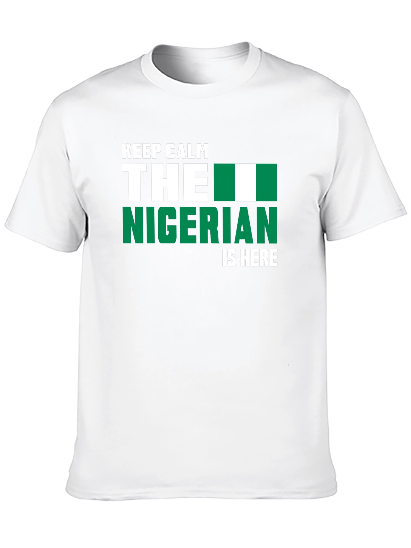 Keep Calm Nigerian Is Here T-Shirt - Black
