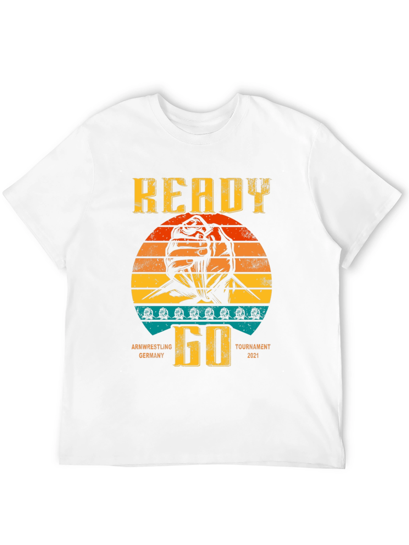 Arm Wrestling Tournament T-Shirt - Ready Go Germany 2021