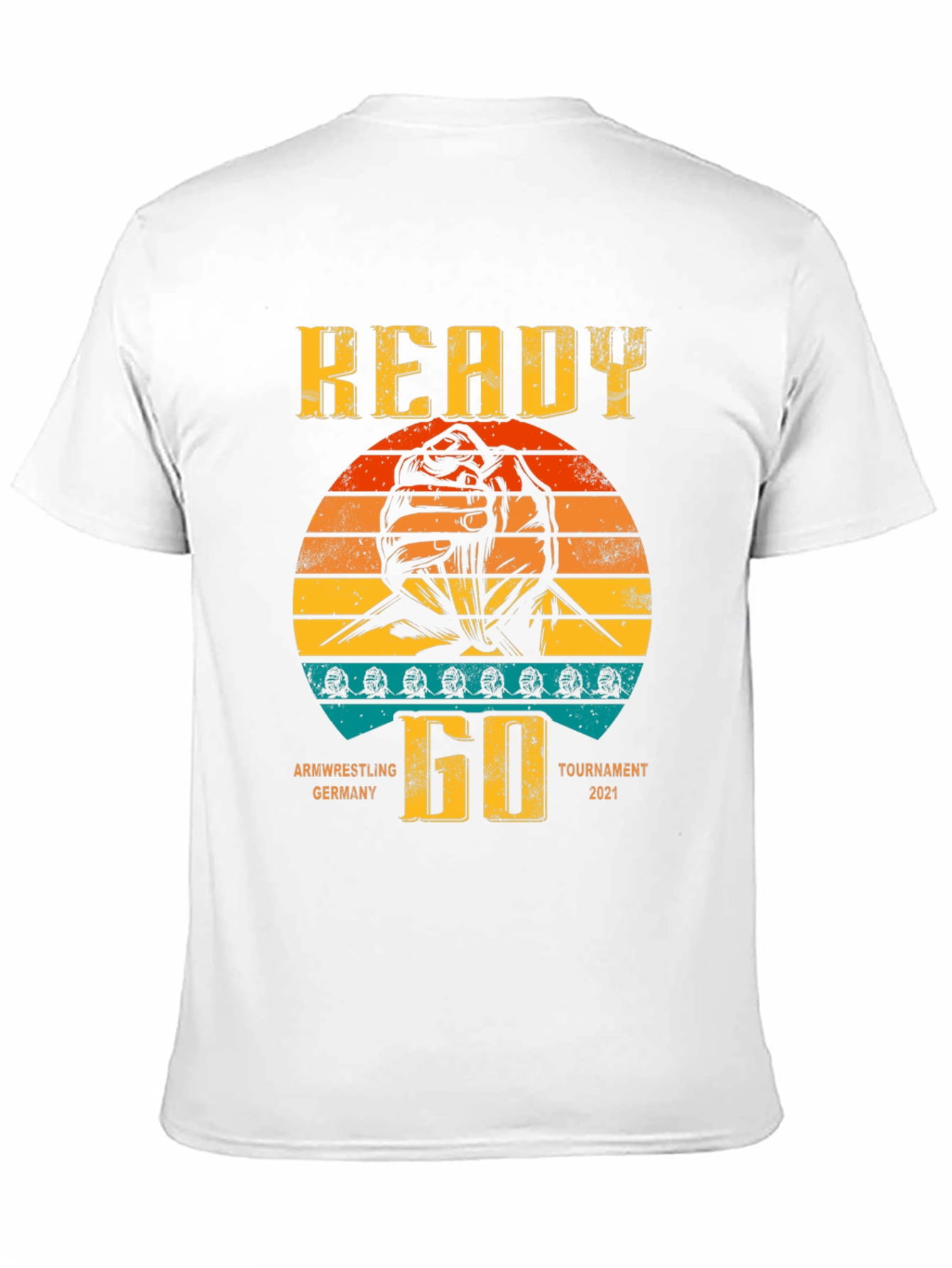 Arm Wrestling Tournament T-Shirt - Ready Go Germany 2021