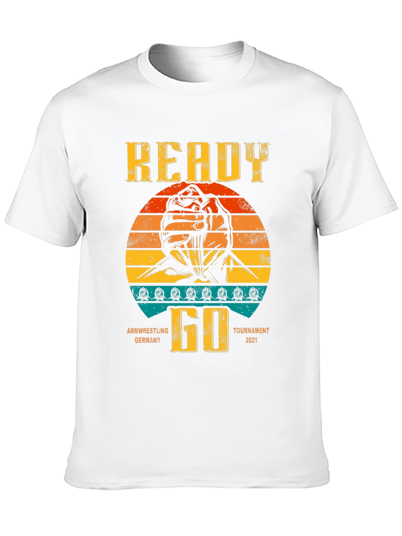 Arm Wrestling Tournament T-Shirt - Ready Go Germany 2021