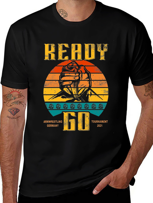 Arm Wrestling Tournament T-Shirt - Ready Go Germany 2021