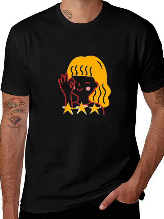 Trendy Graphic T-Shirt - Listen Up!