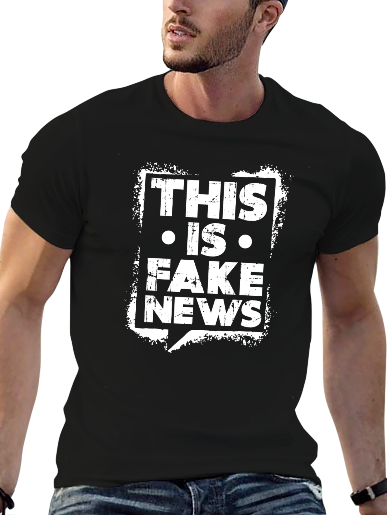 This is Fake News Black T-Shirt