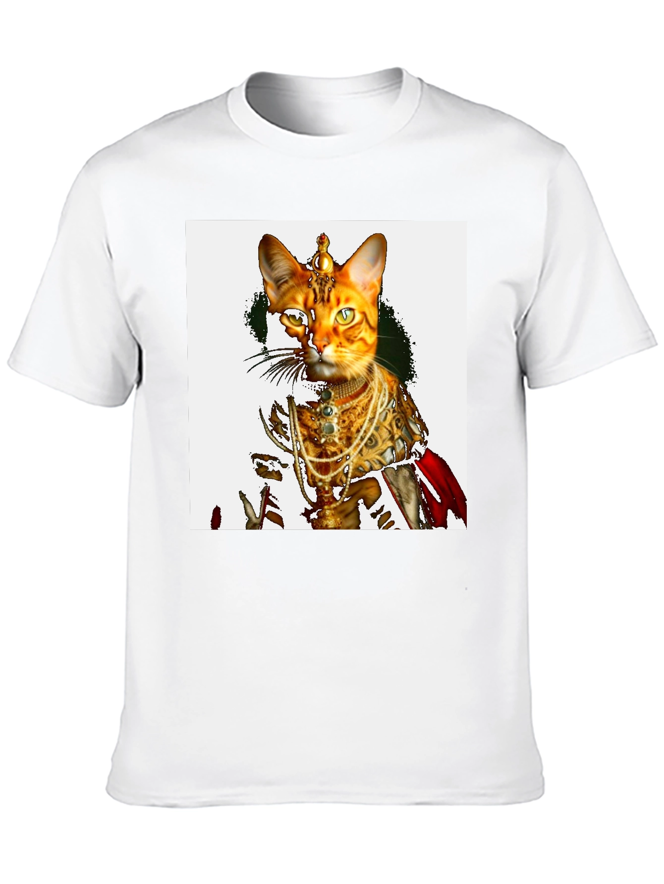 Royal Cat T-Shirt - Unique Graphic Tee