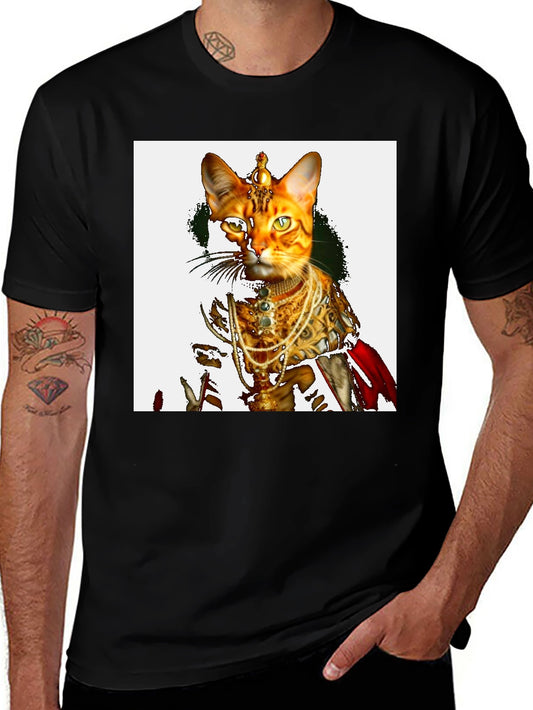 Royal Cat T-Shirt - Unique Graphic Tee