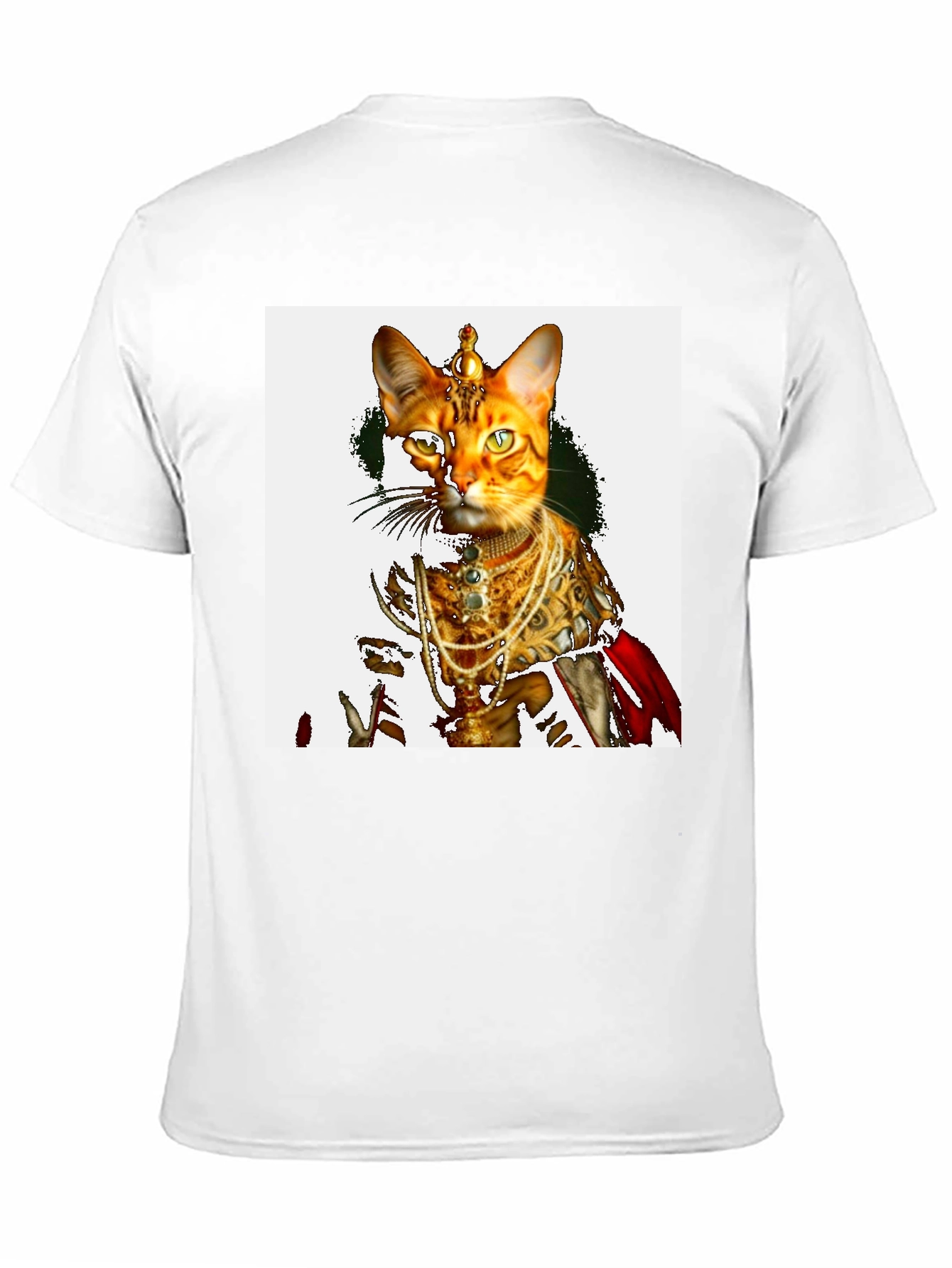 Royal Cat T-Shirt - Unique Graphic Tee