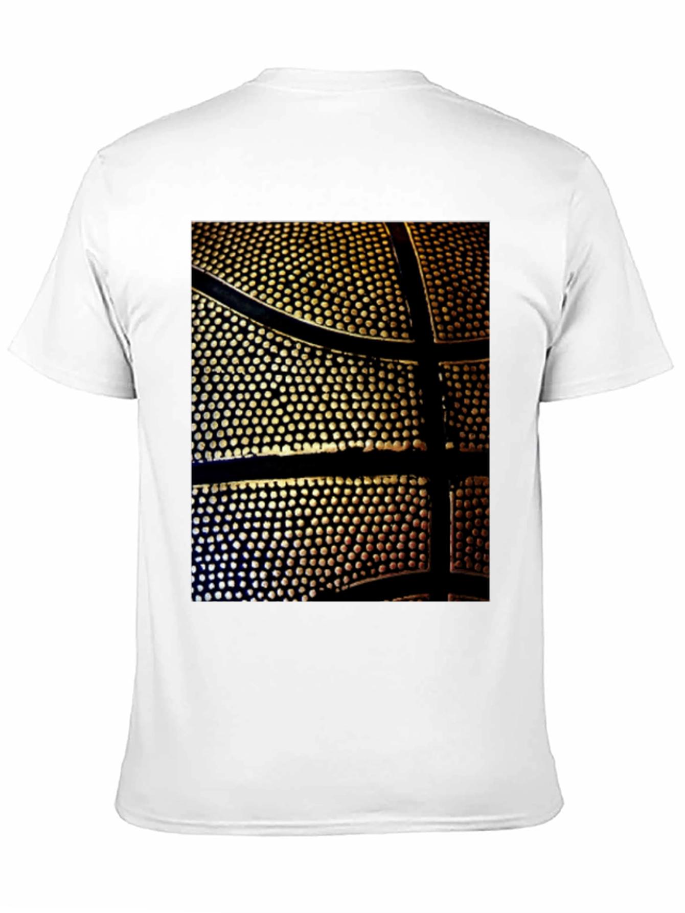 Basketball Print Black T-Shirt