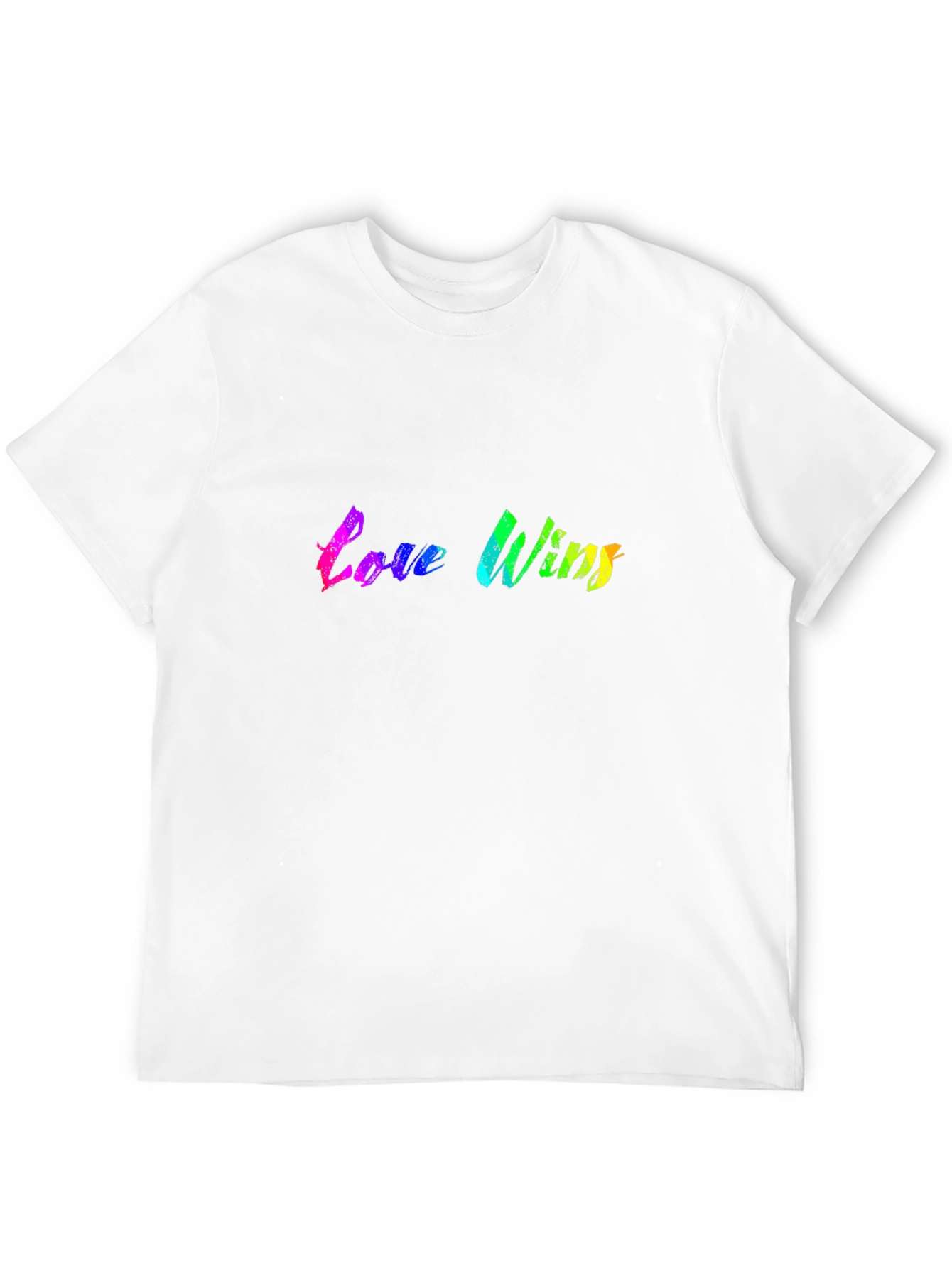 Love Wins Rainbow Graphic T-Shirt