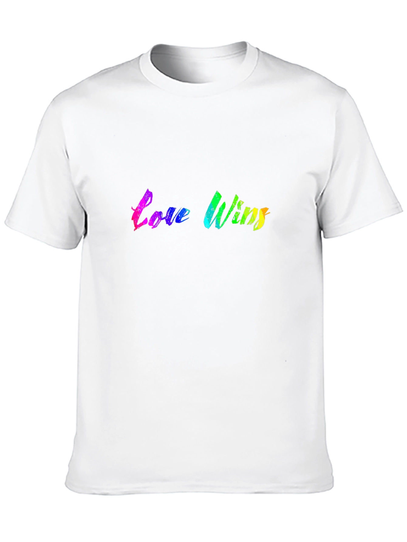 Love Wins Rainbow Graphic T-Shirt