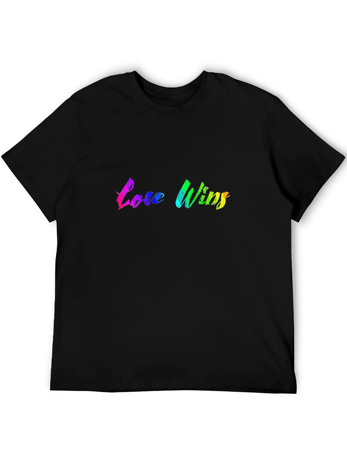 Love Wins Rainbow Graphic T-Shirt