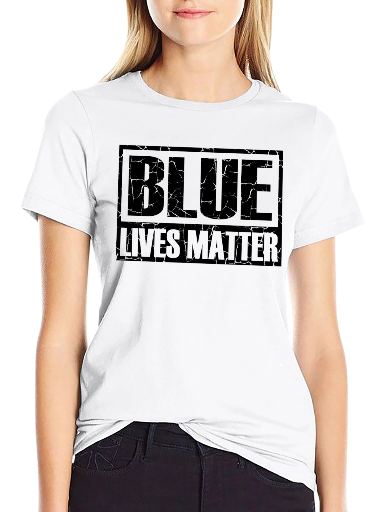 Blue Lives Matter Black T-Shirt