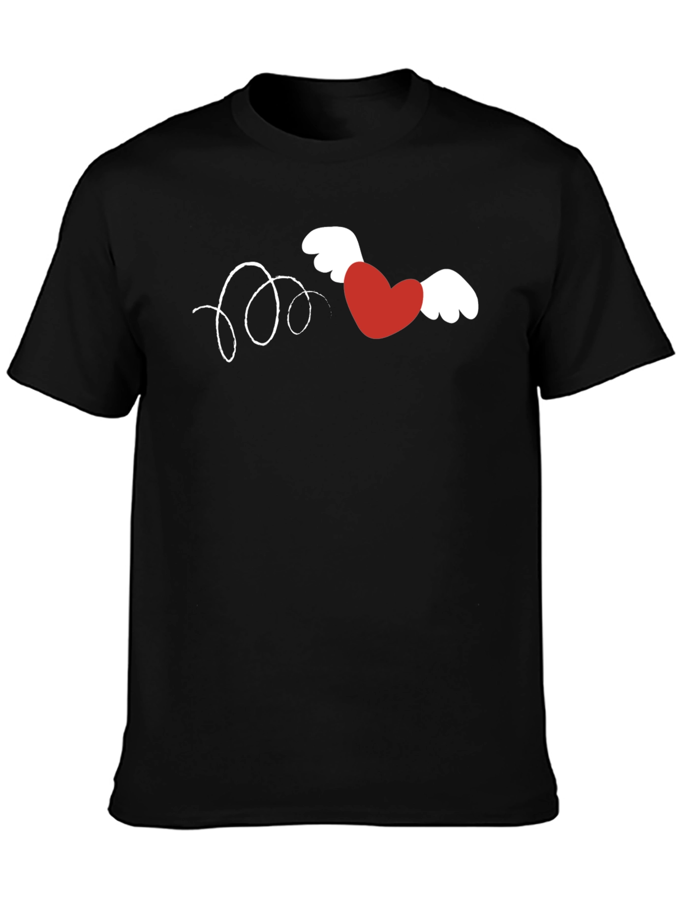 Winged Heart Graphic Tee - Valentines Day Shirt