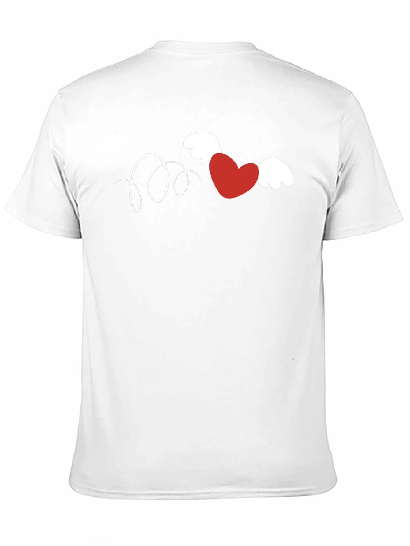 Winged Heart Graphic Tee - Valentines Day Shirt
