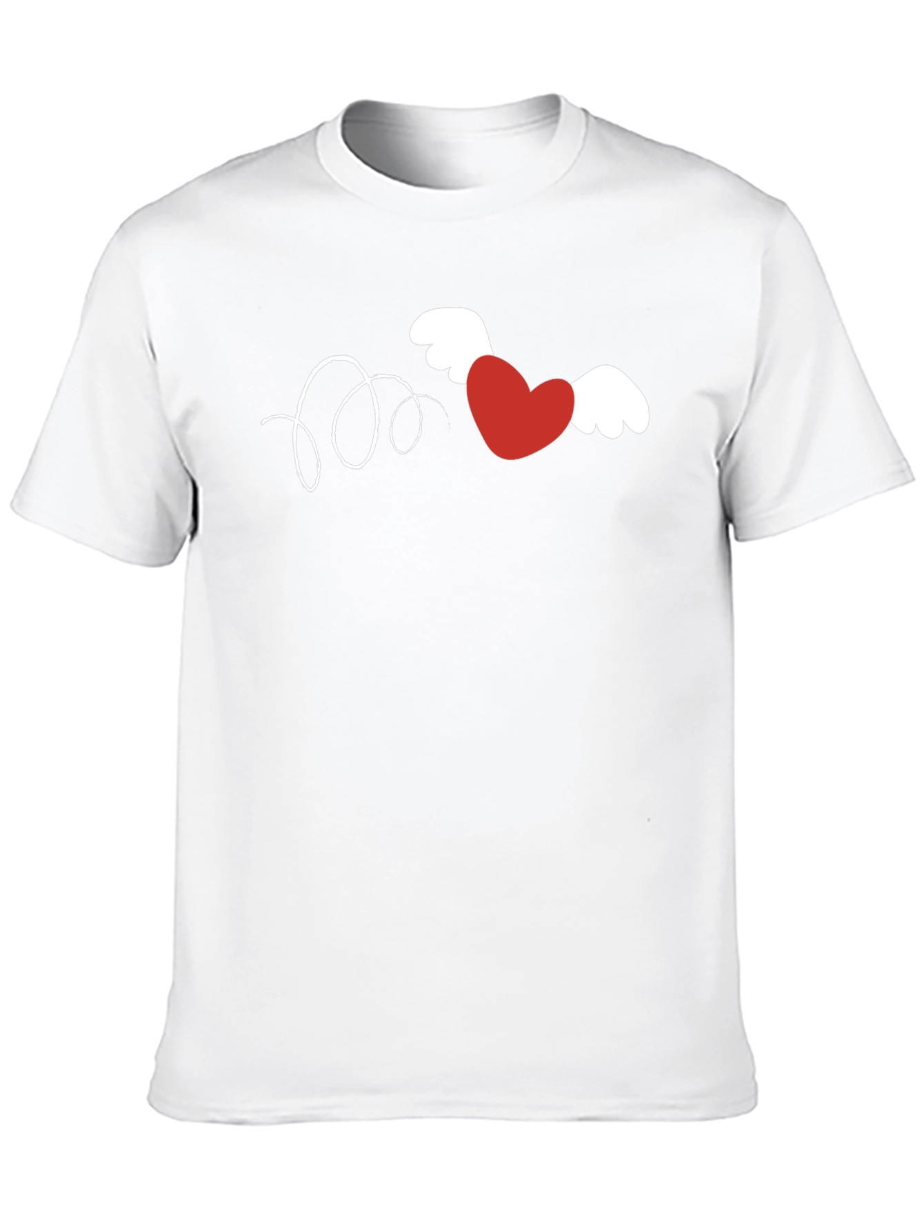 Winged Heart Graphic Tee - Valentines Day Shirt