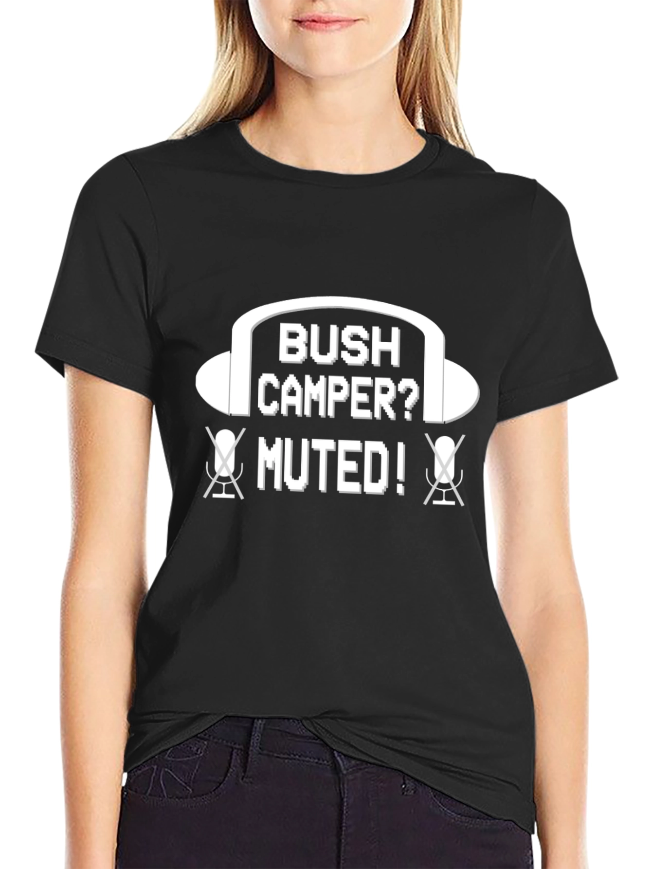 Bush Camper Muted Funny Gaming T-Shirt