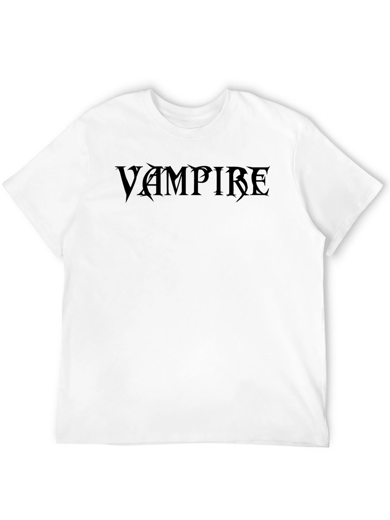 Vampire Graphic Tee - Black Gothic T-Shirt