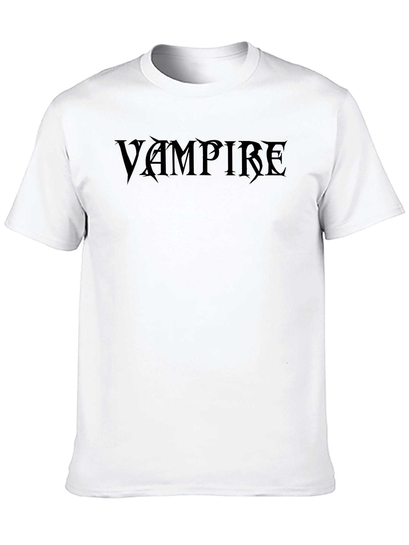 Vampire Graphic Tee - Black Gothic T-Shirt