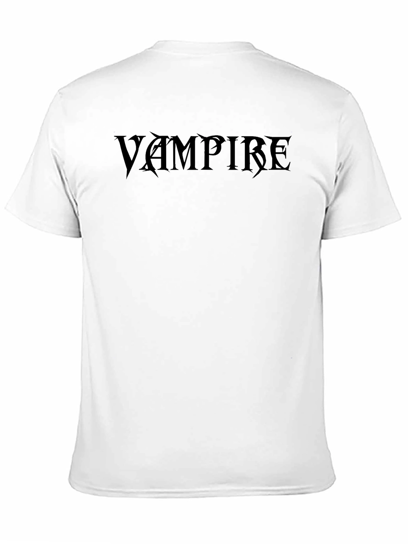 Vampire Graphic Tee - Black Gothic T-Shirt