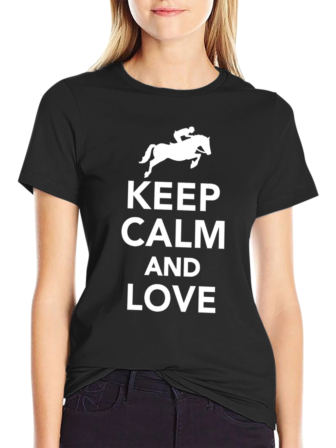 Keep Calm and Love Horses T-Shirt