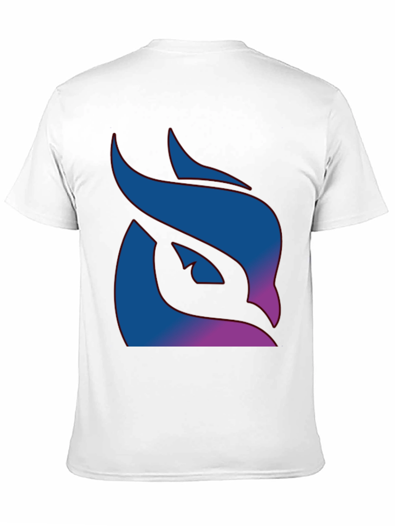 Abstract Owl Graphic Tee - Modern Black T-Shirt