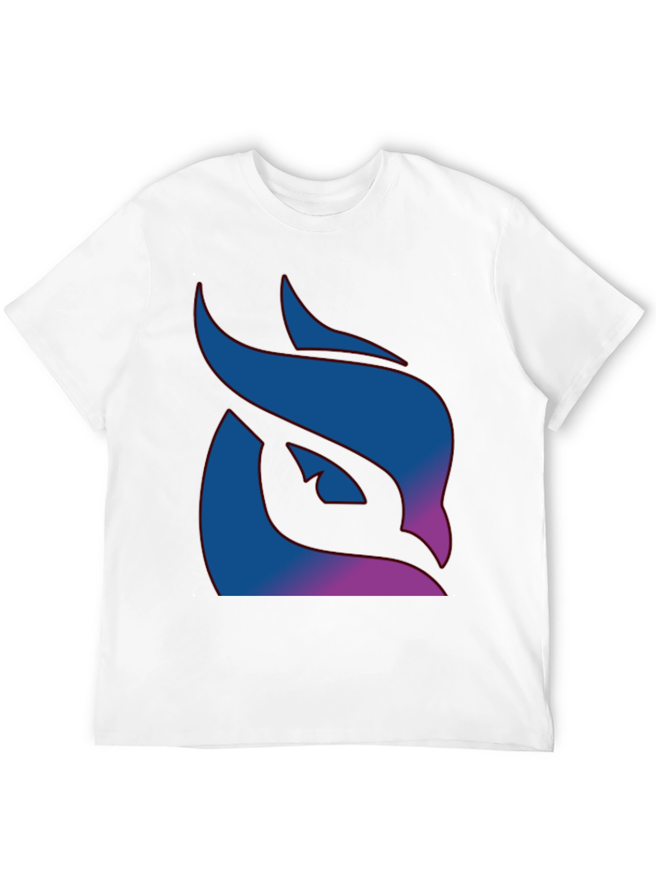 Abstract Owl Graphic Tee - Modern Black T-Shirt