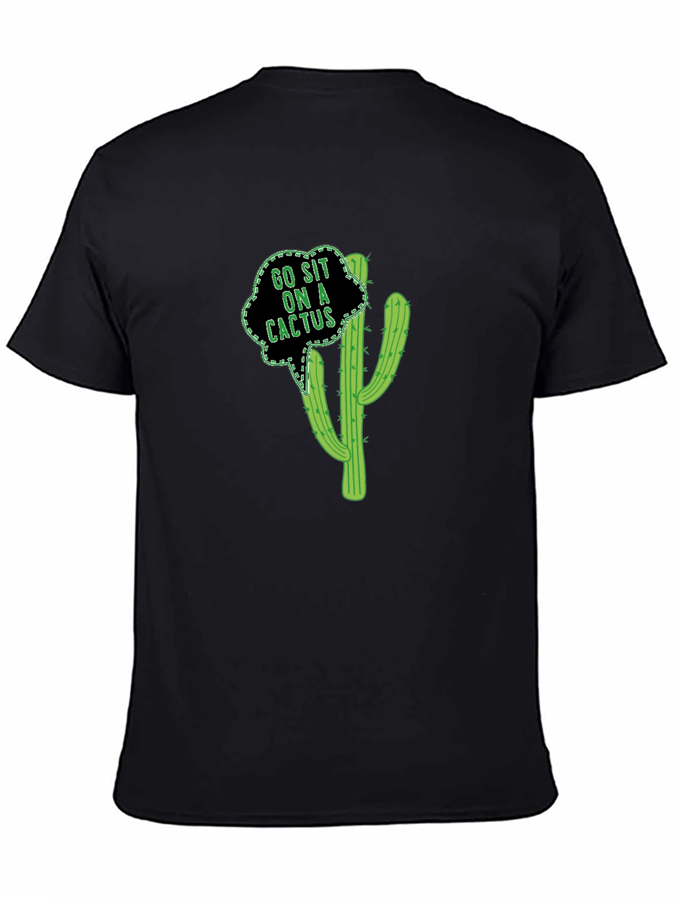 Go Sit On A Cactus Funny Graphic Tee