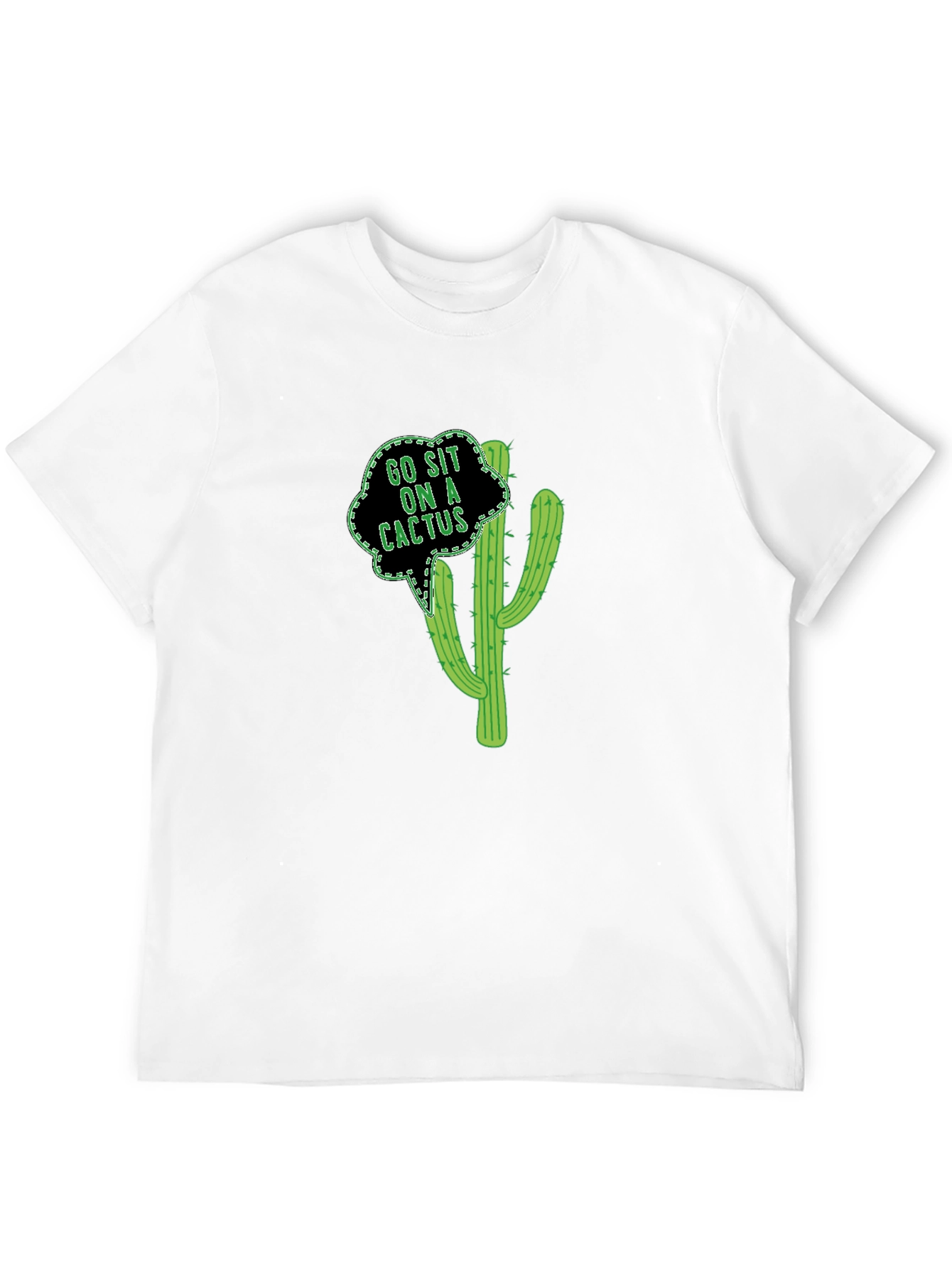 Go Sit On A Cactus Funny Graphic Tee