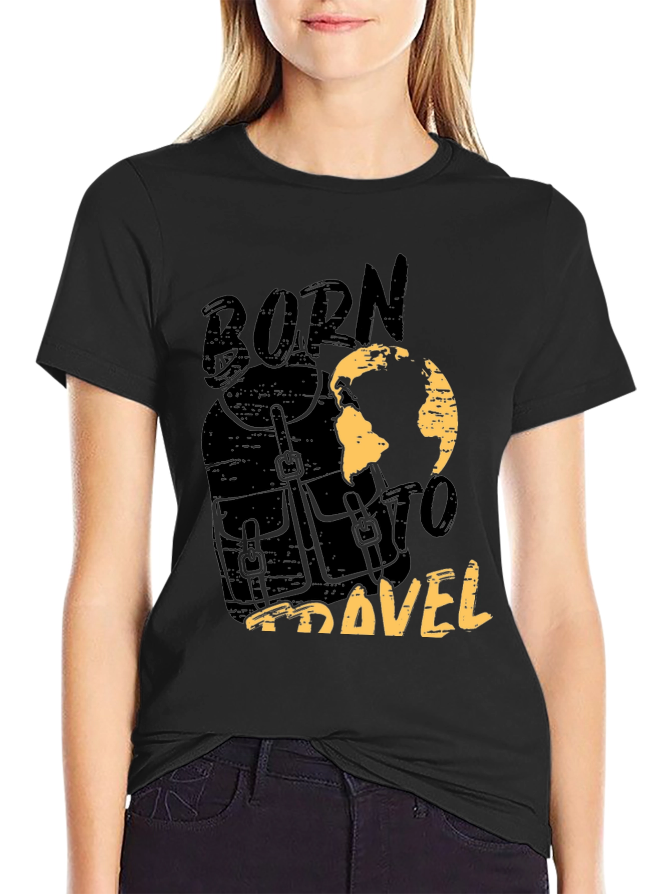 Born To Travel Graphic Tee - Adventure Ready