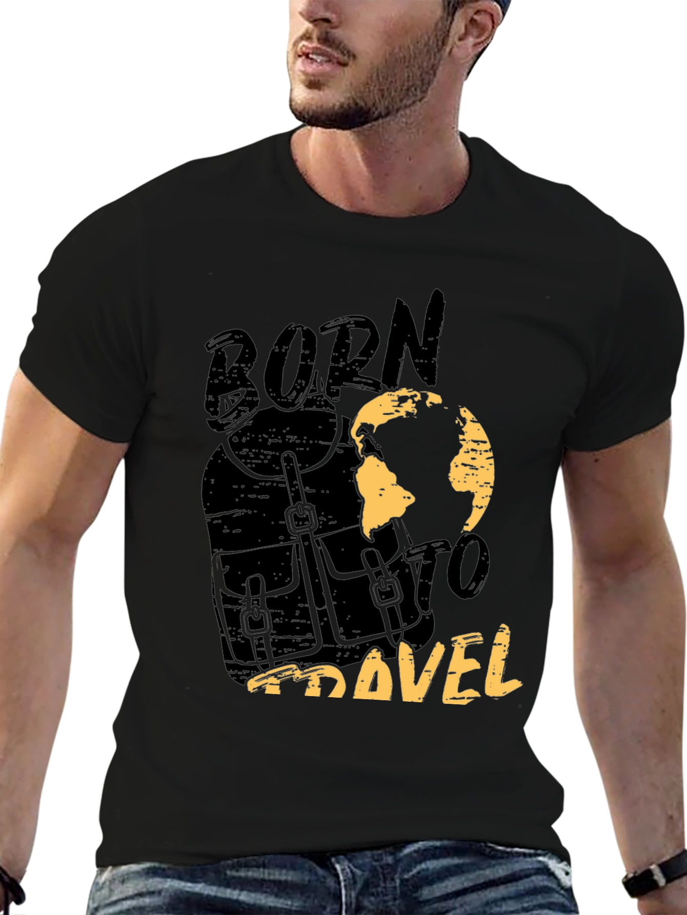 Born To Travel Graphic Tee - Adventure Ready