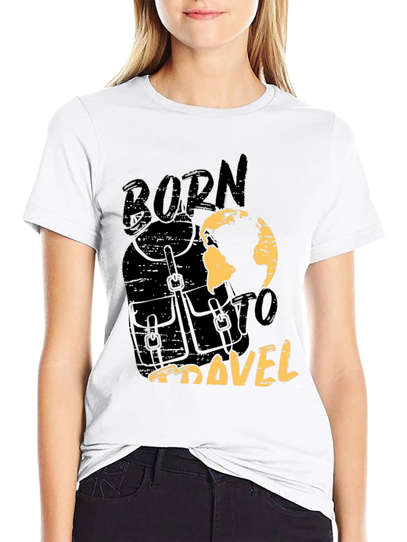 Born To Travel Graphic Tee - Adventure Ready