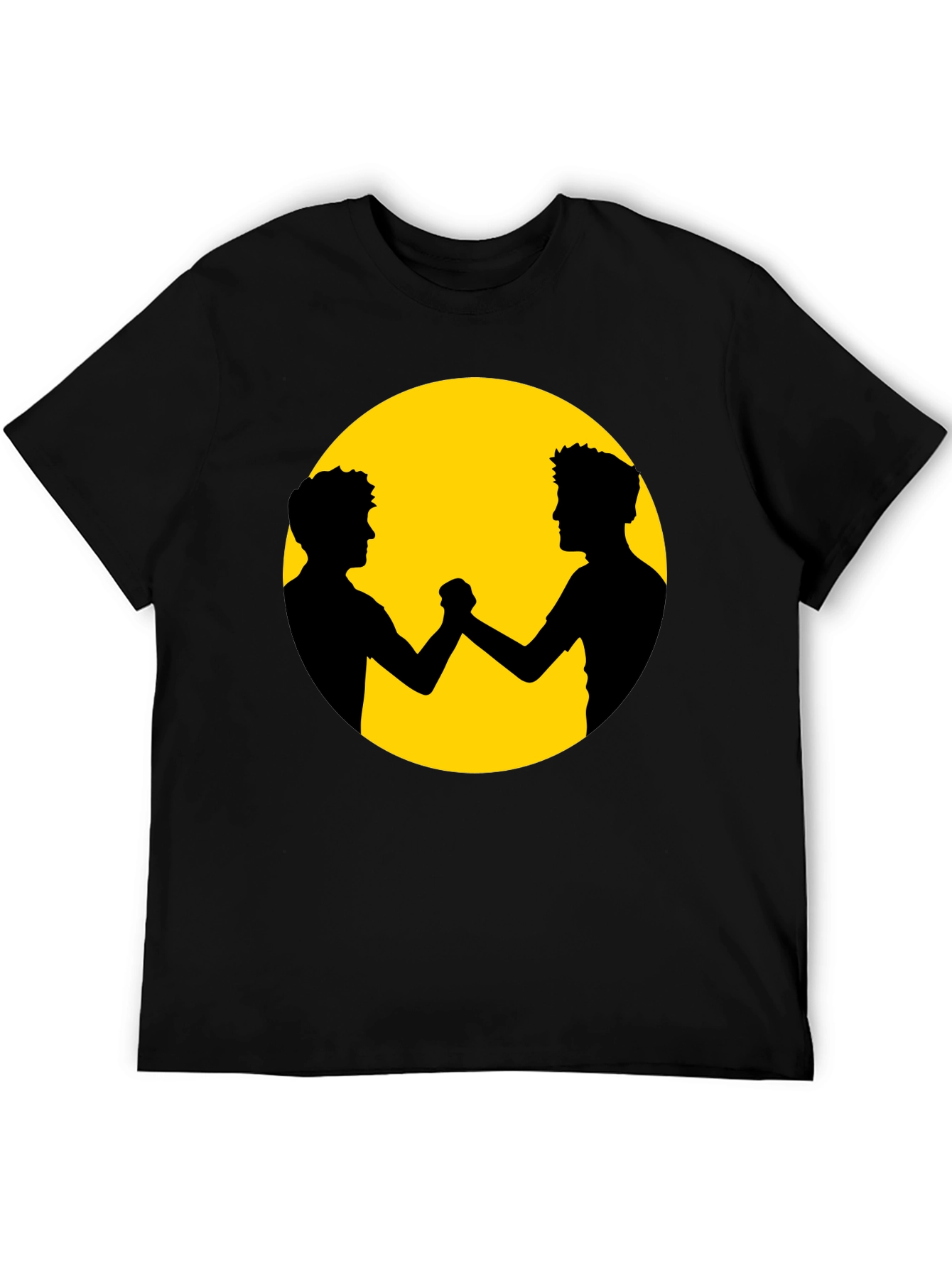 Unity Black Tee - Friends Silhouette Graphic