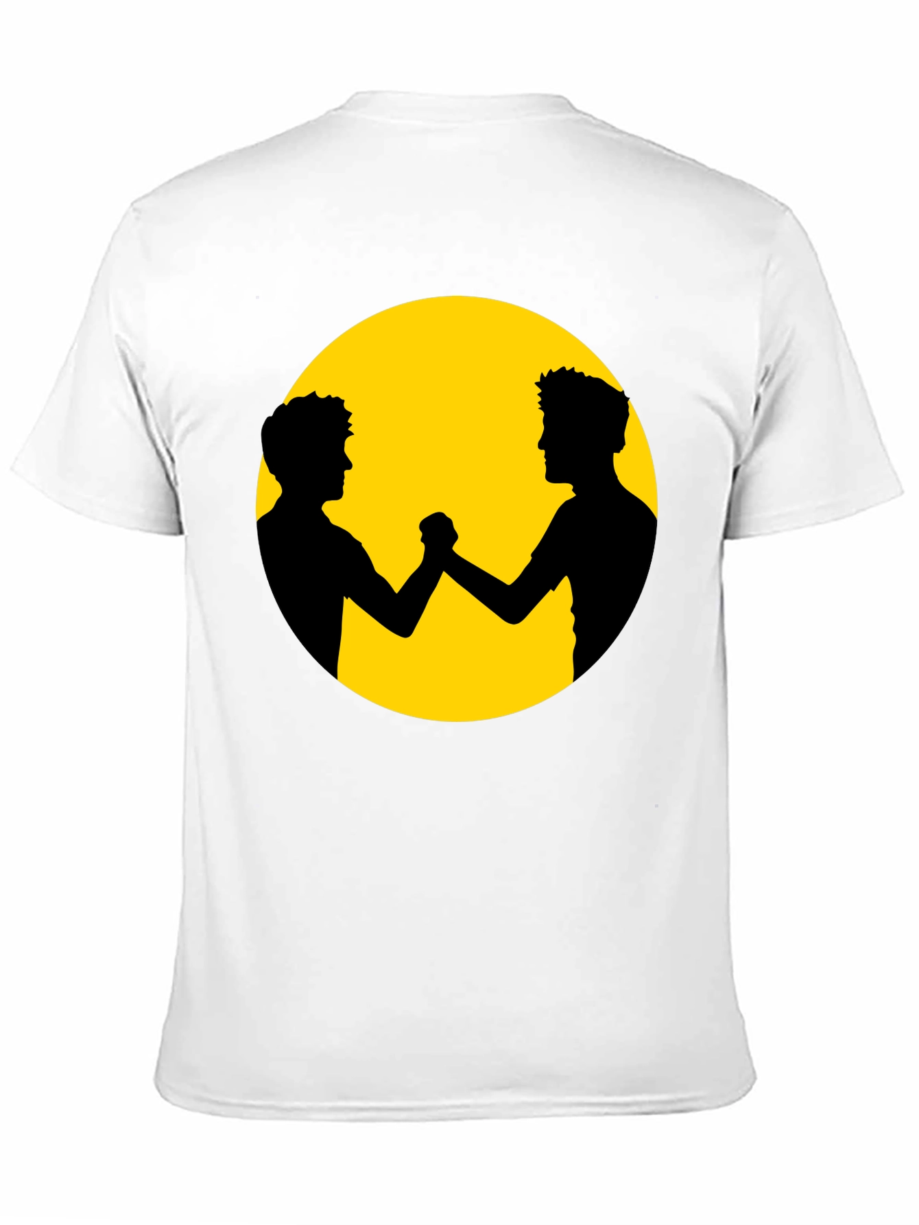 Unity Black Tee - Friends Silhouette Graphic