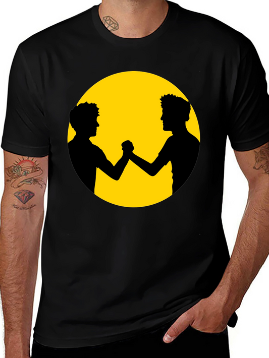 Unity Black Tee - Friends Silhouette Graphic