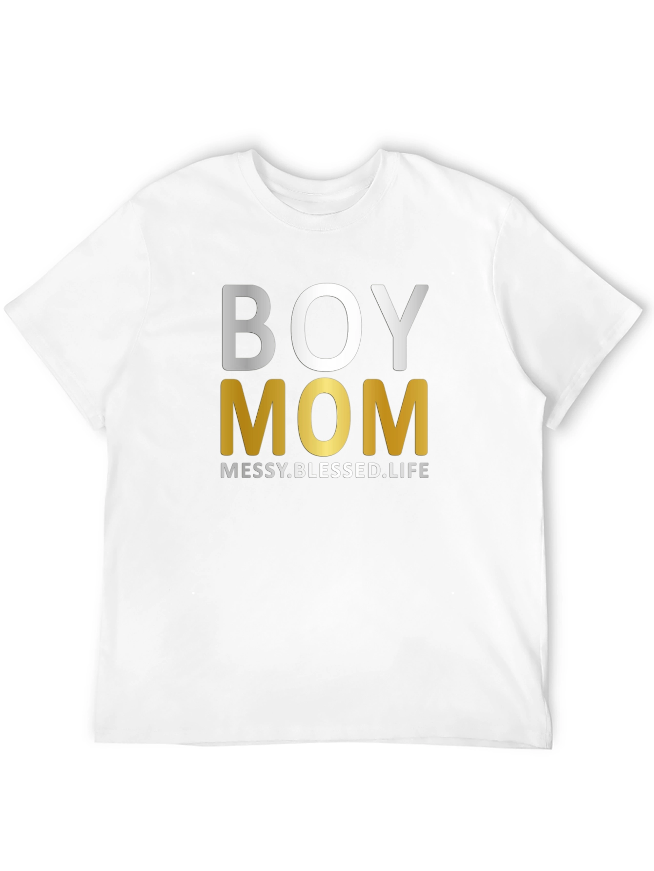 Boy Mom Tee: Messy Blessed Life Shirt