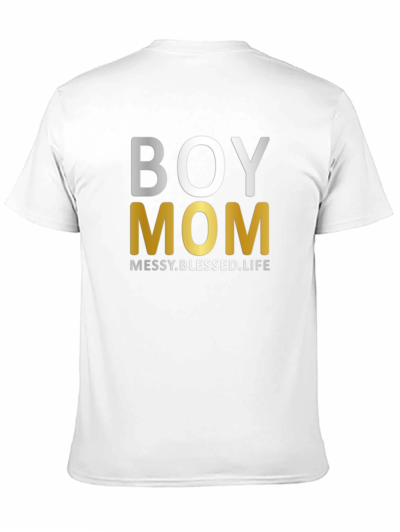 Boy Mom Tee: Messy Blessed Life Shirt