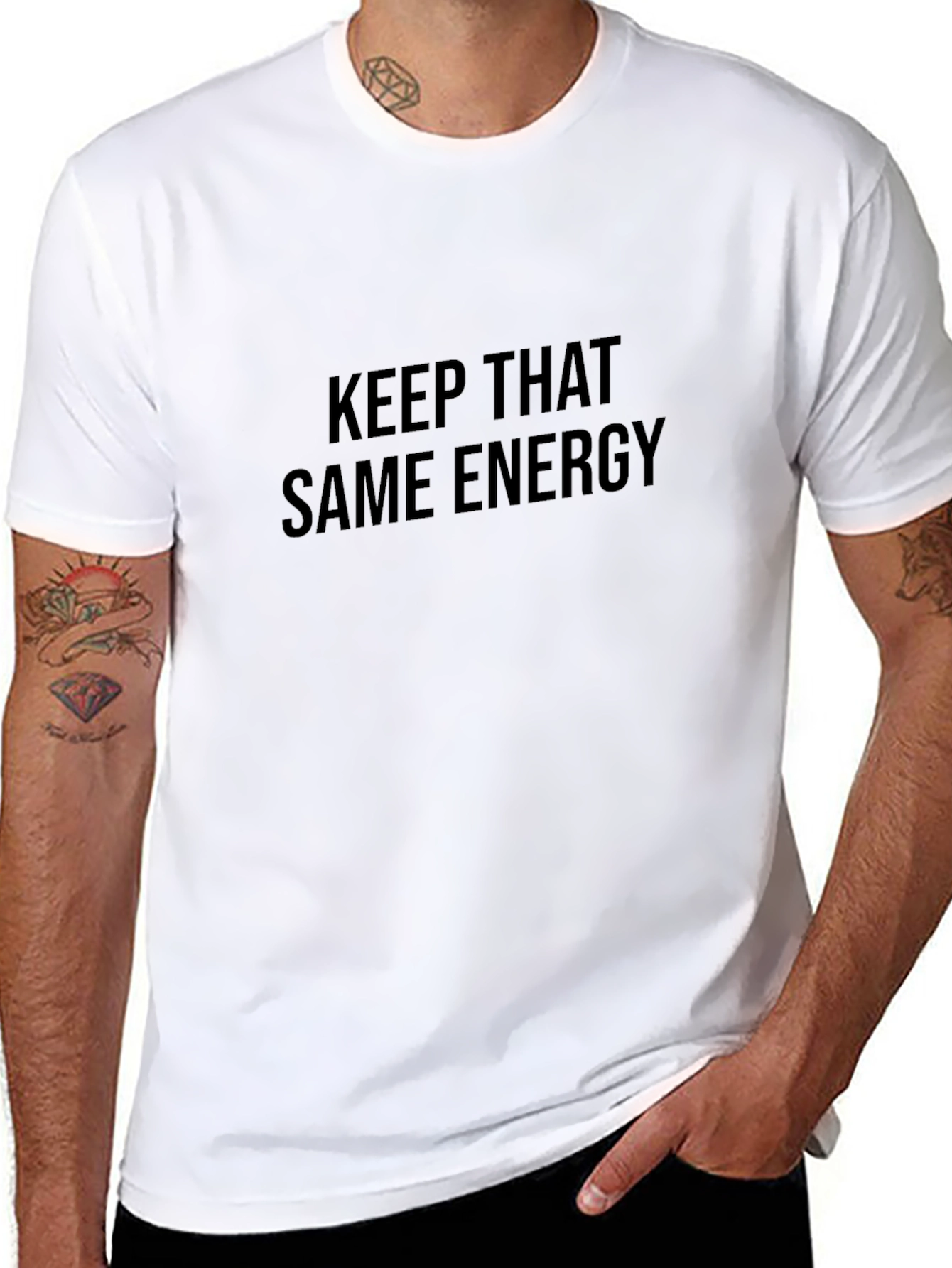 Keep That Same Energy Black T-Shirt