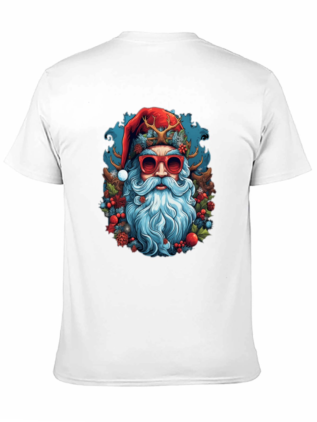 Cool Santa Graphic Tee - Holiday Style