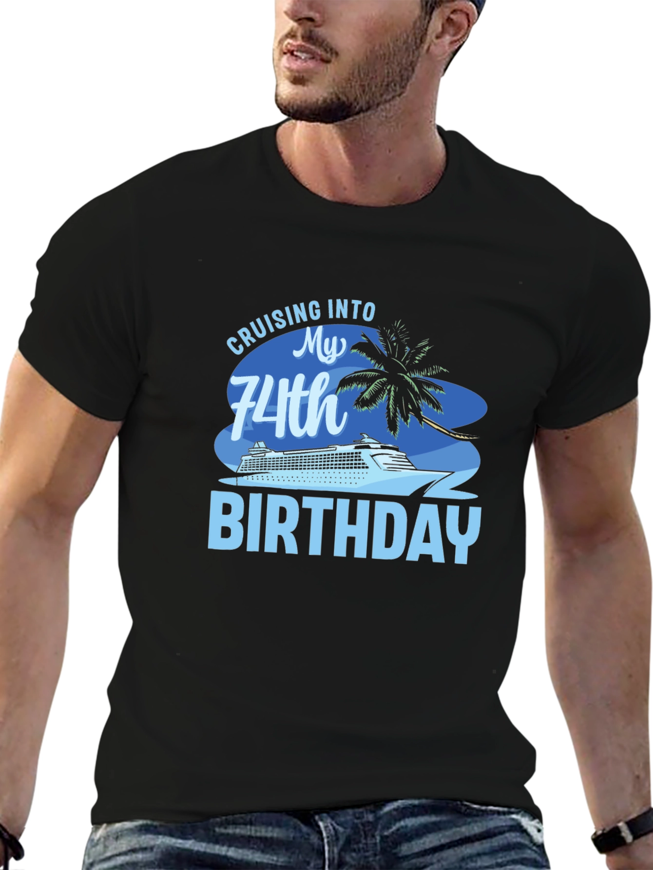 Cruising into 74th Birthday T-Shirt