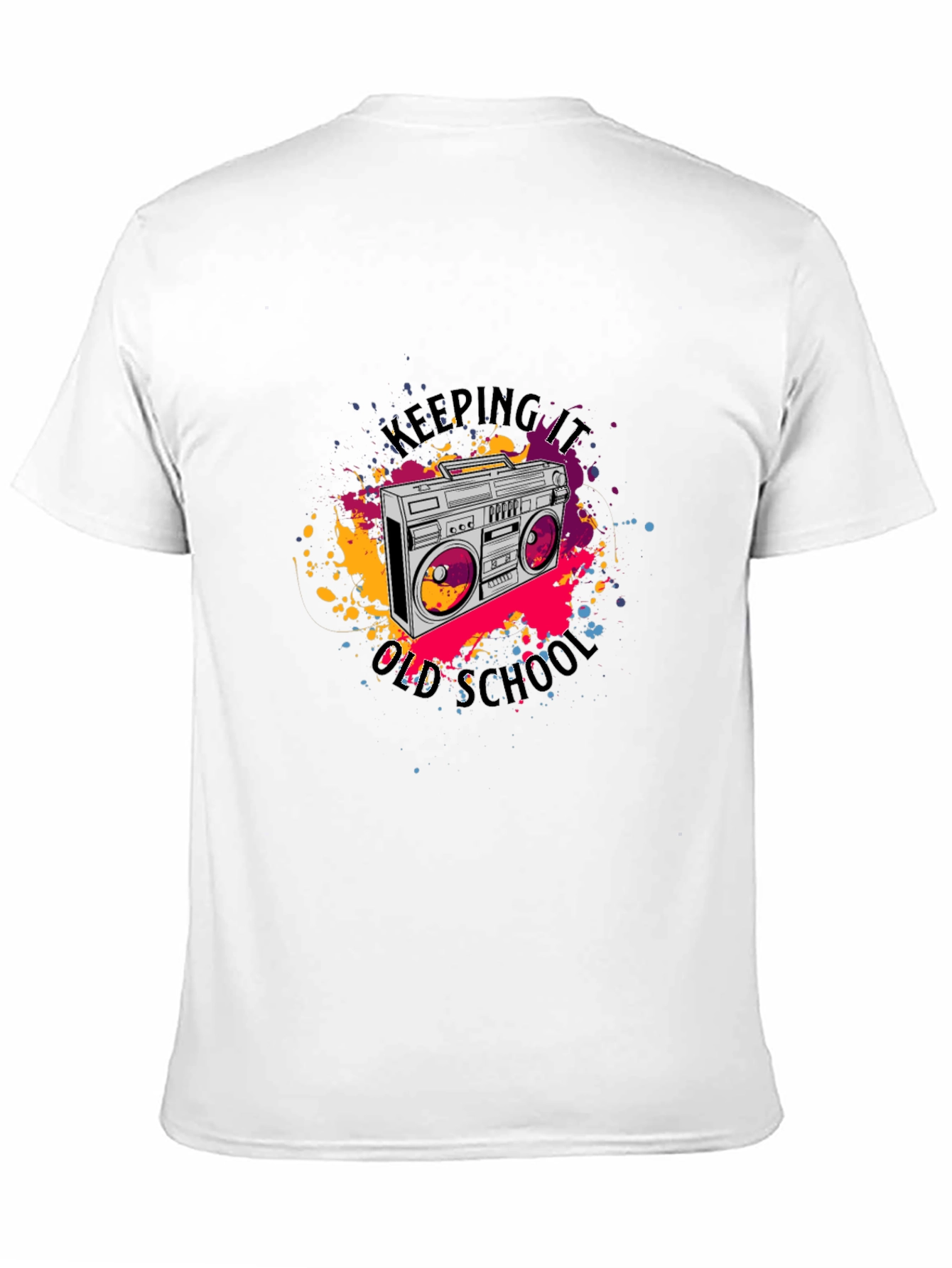 Retro Boombox T-Shirt - Keeping It Old School