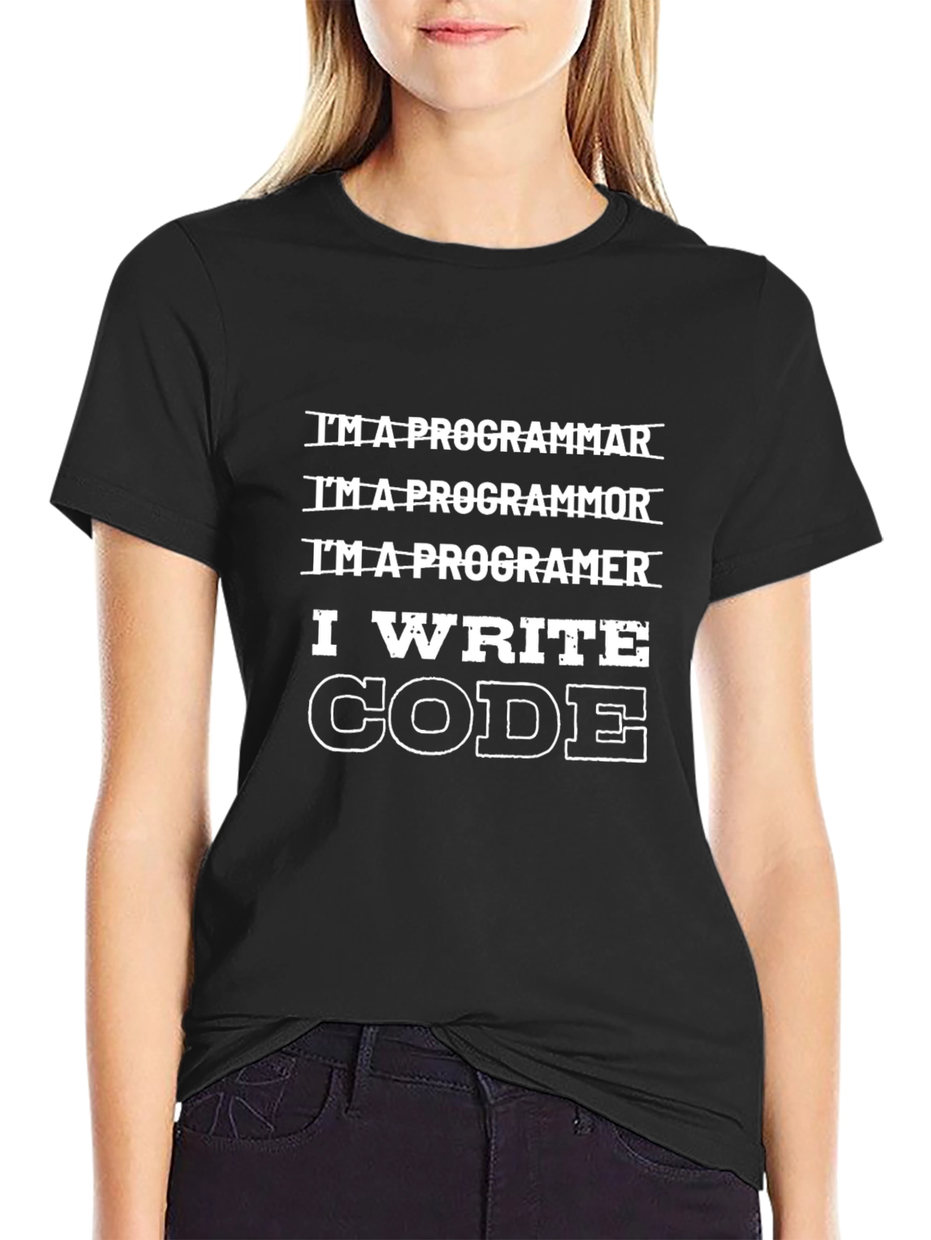 I Write Code T-Shirt - Funny Programmer Tee