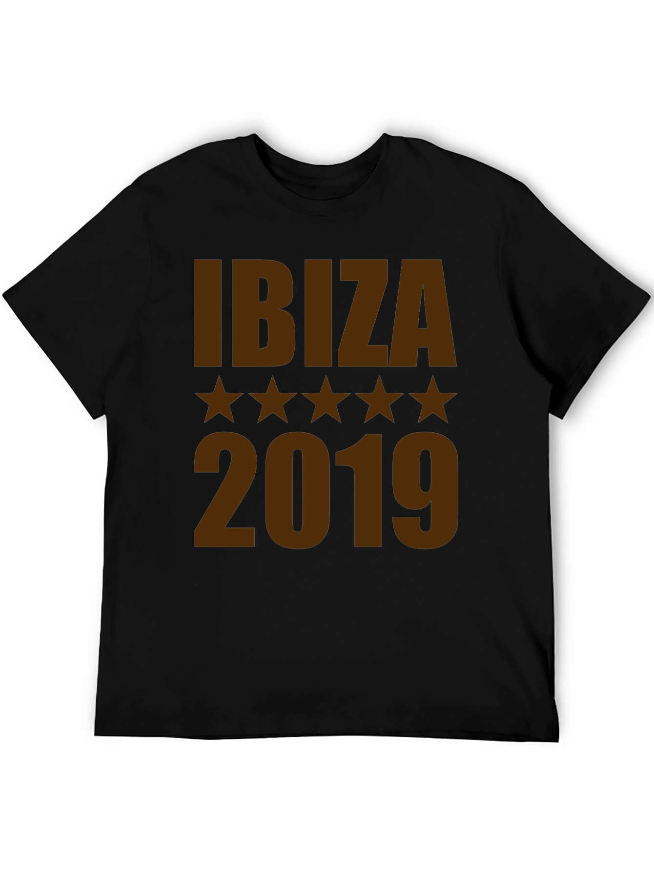Ibiza 2019 Graphic Tee - Mens Black T-Shirt