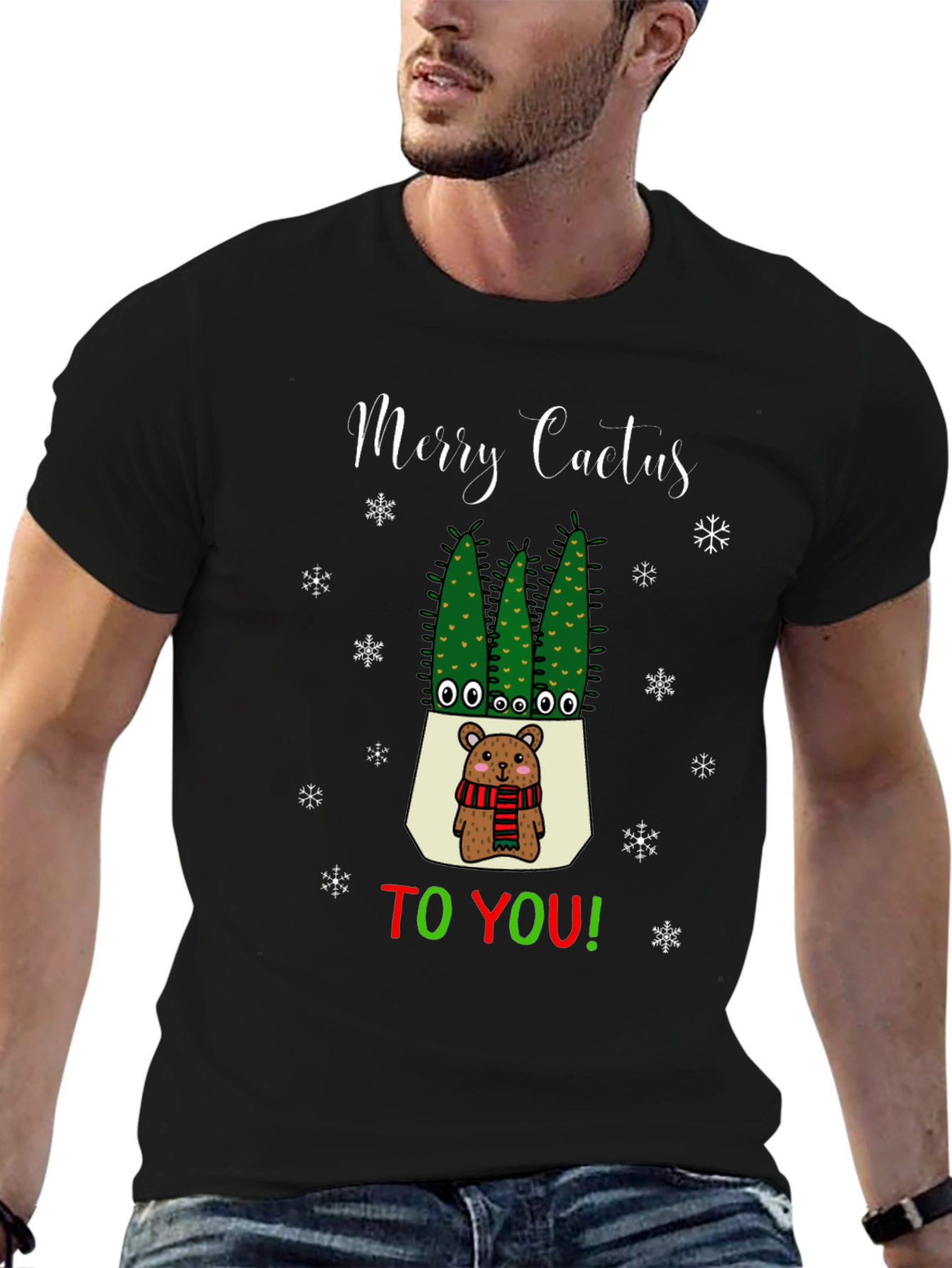 Merry Cactus To You! Funny Christmas T-Shirt