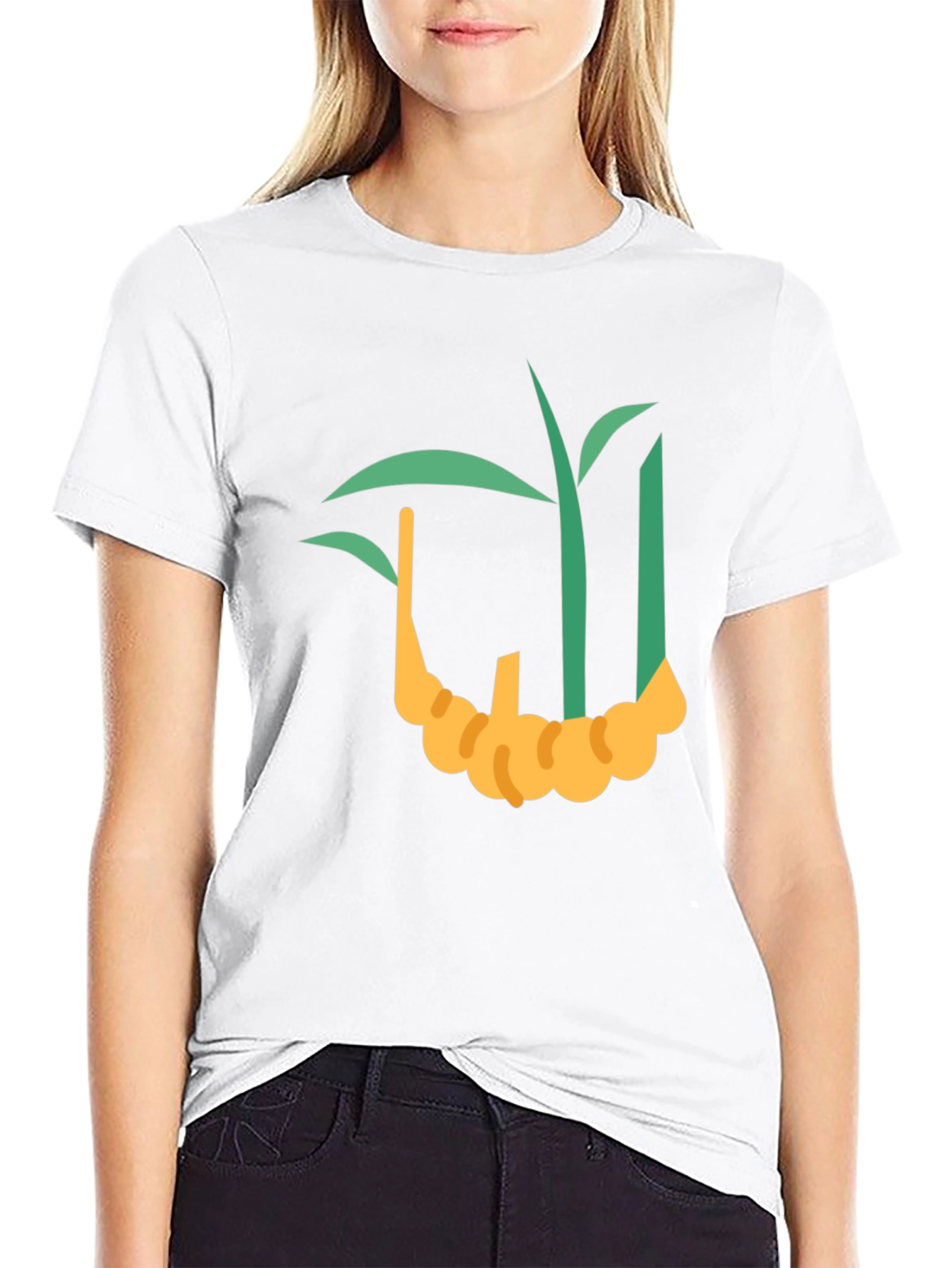 Ginger Plant Graphic Tee - Unique Design
