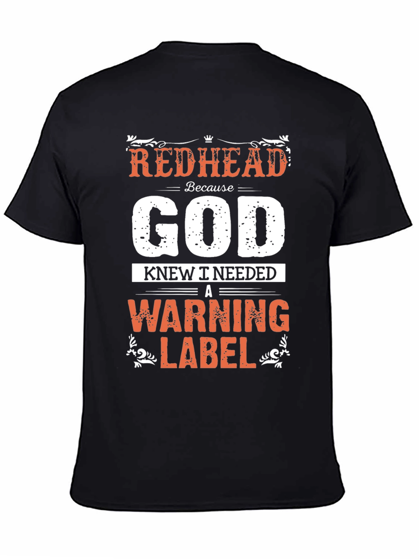 Redhead Warning Label T-Shirt
