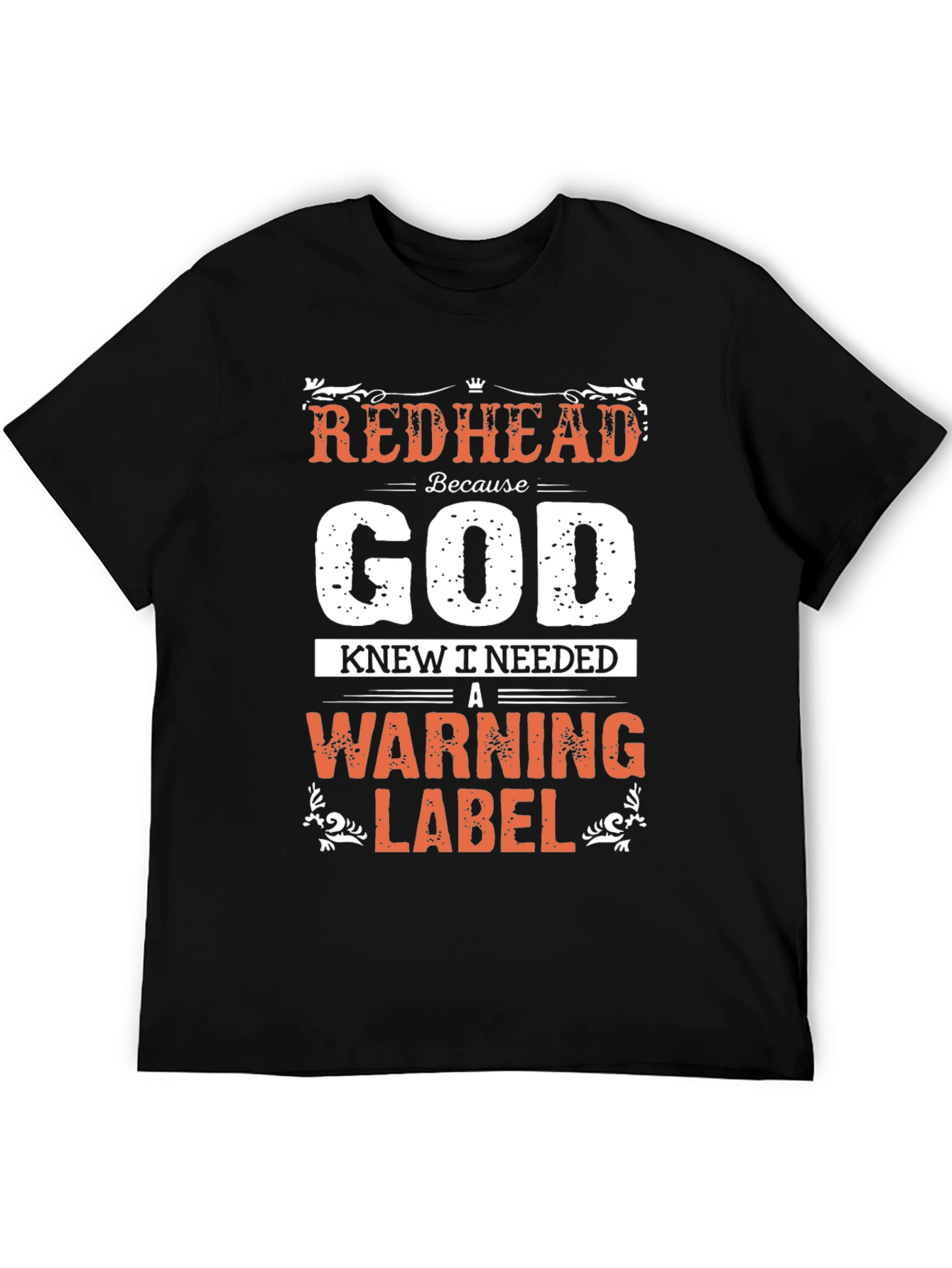 Redhead Warning Label T-Shirt