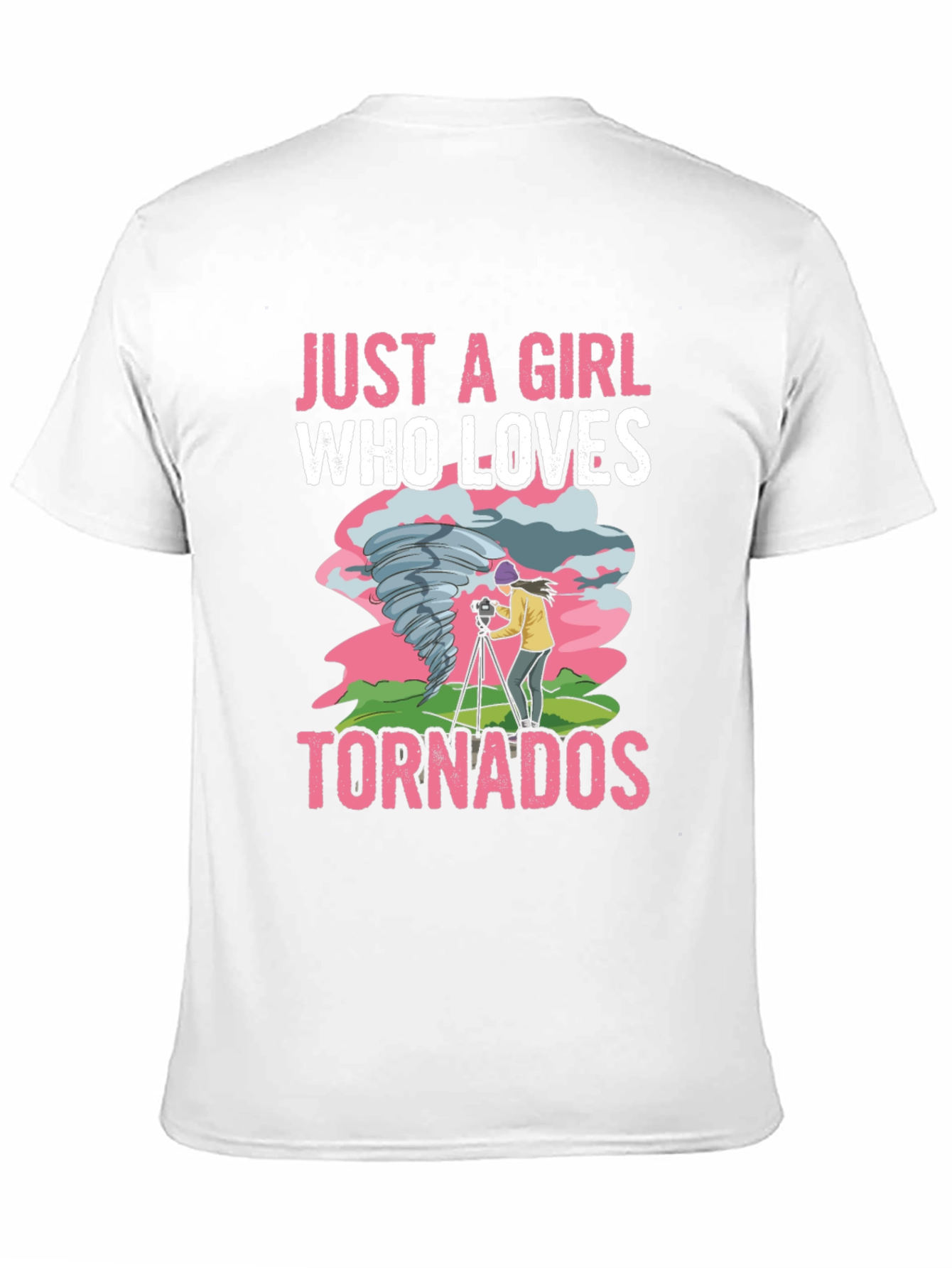 Just a Girl Who Loves Tornadoes T-Shirt