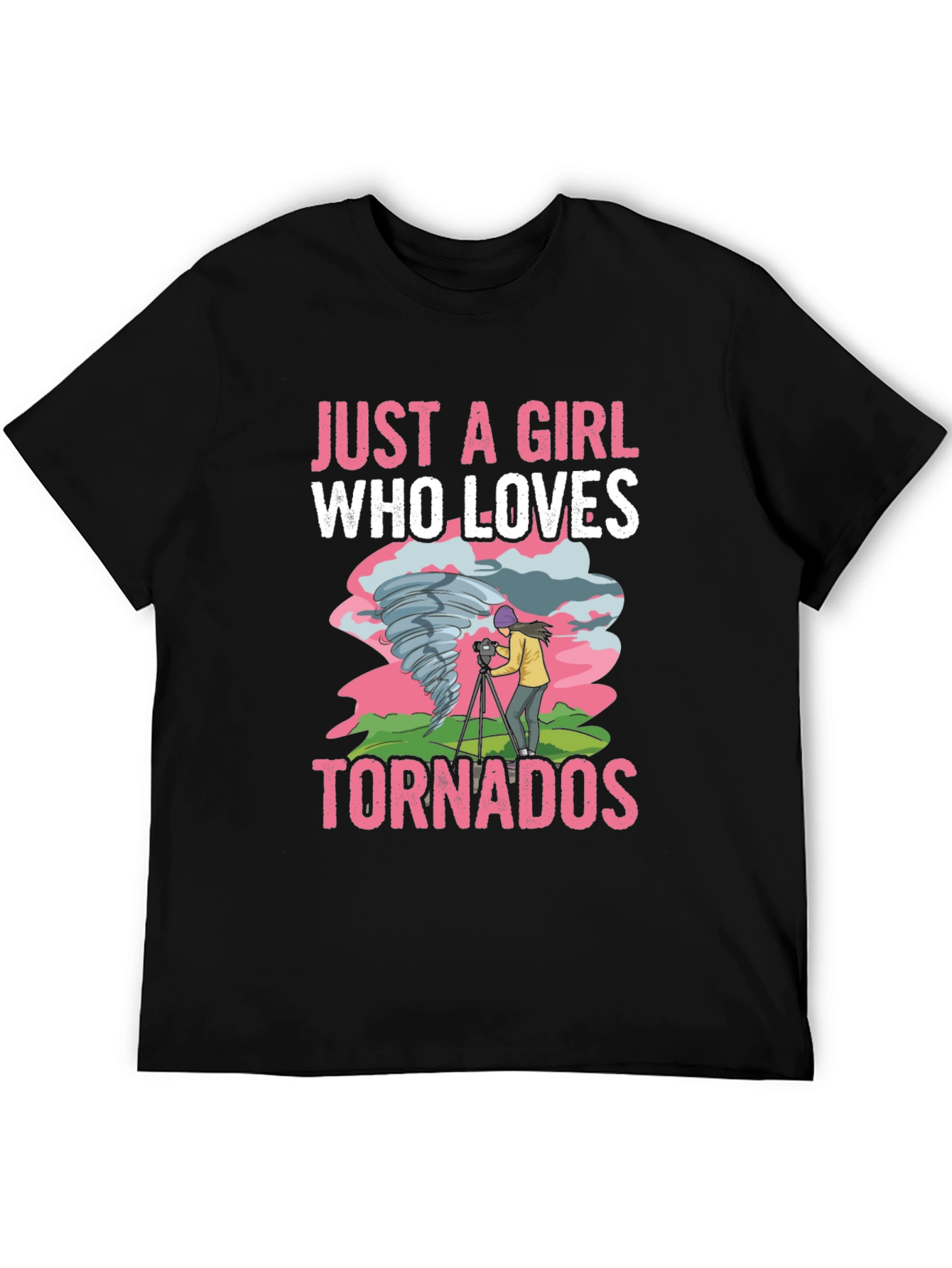 Just a Girl Who Loves Tornadoes T-Shirt