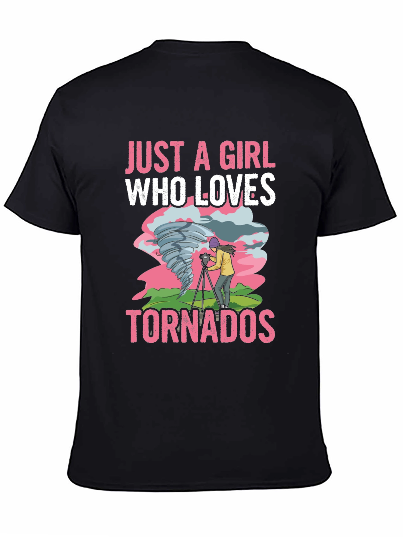 Just a Girl Who Loves Tornadoes T-Shirt