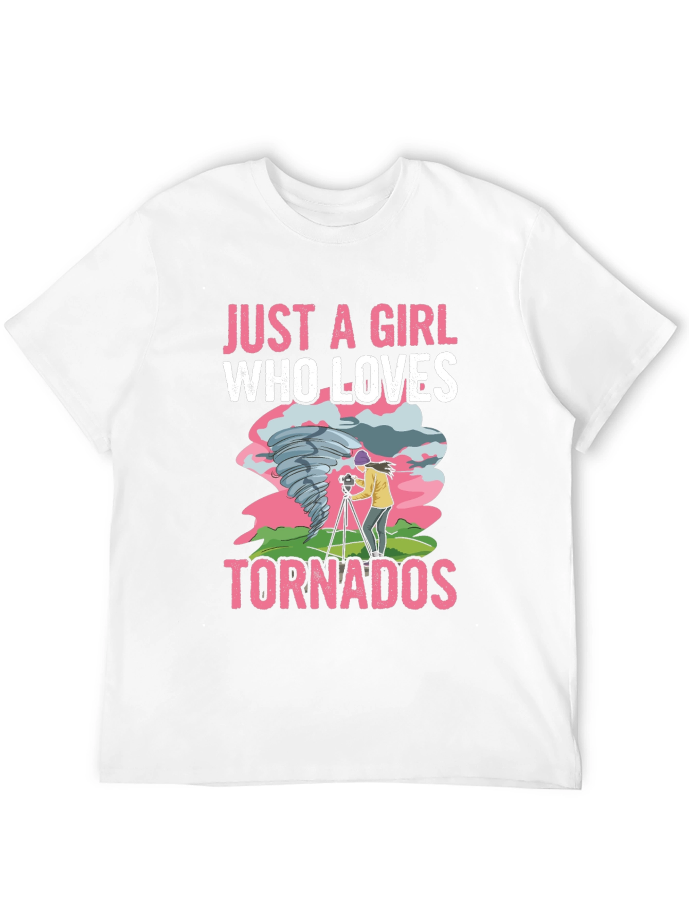 Just a Girl Who Loves Tornadoes T-Shirt