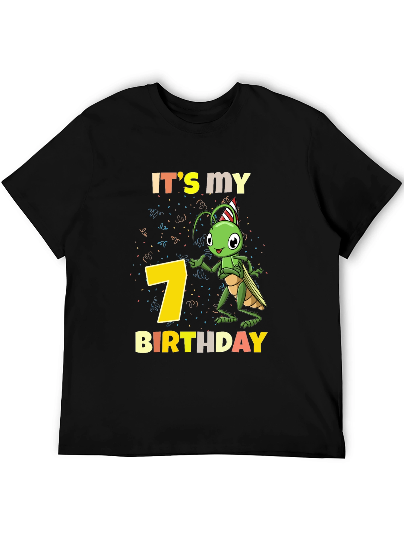 Its My 7th Birthday Grasshopper T-Shirt